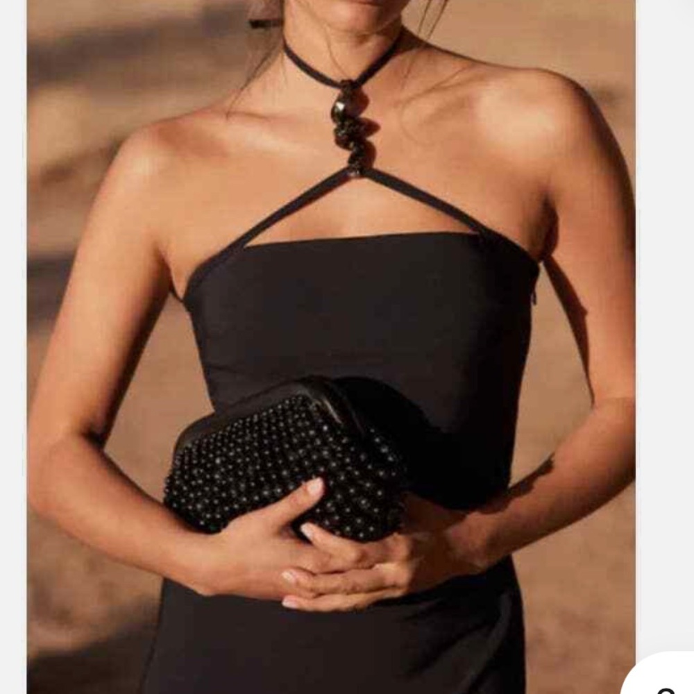 cult gaia castilla dress in black size M brand new